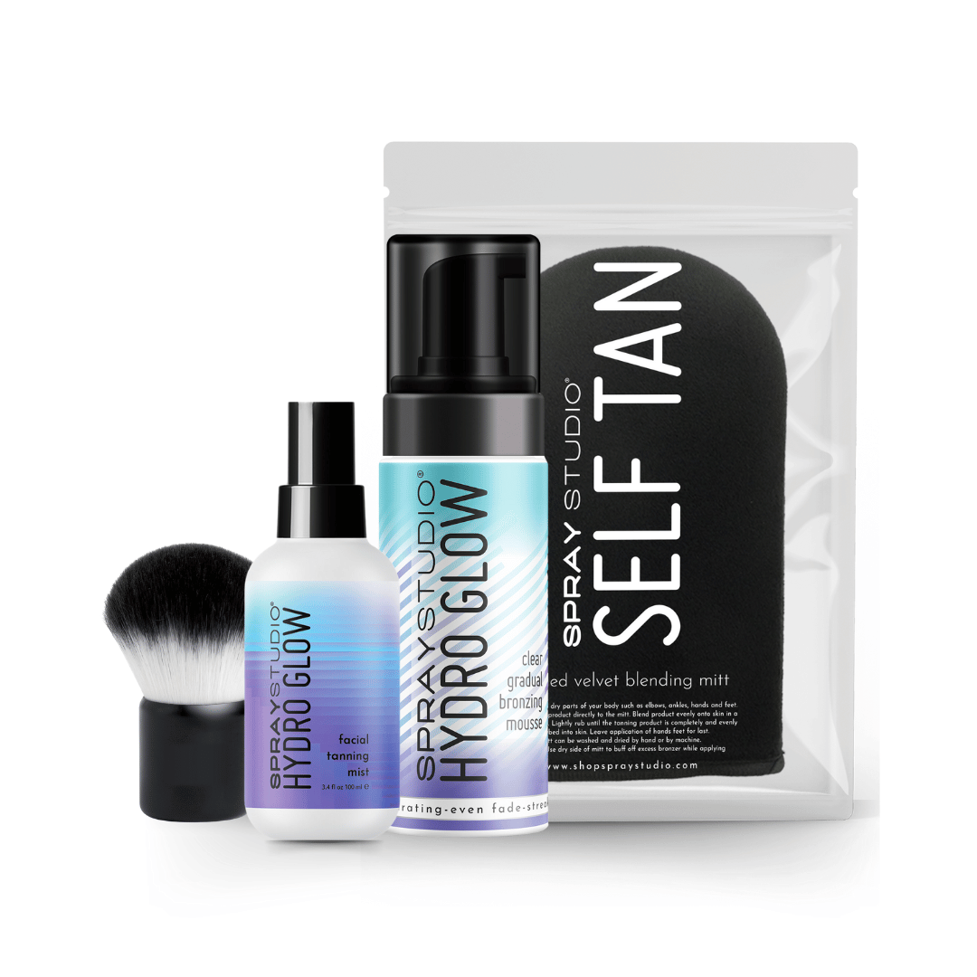 SPRAY STUDIO HYDRO GLOW SELF TANNING BUNDLE